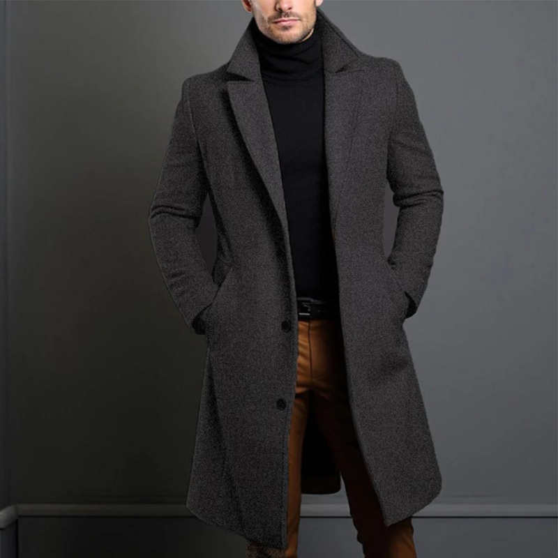 Rico - Trench-coat long pour homme