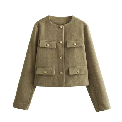 Veste chic en tweed pour femme