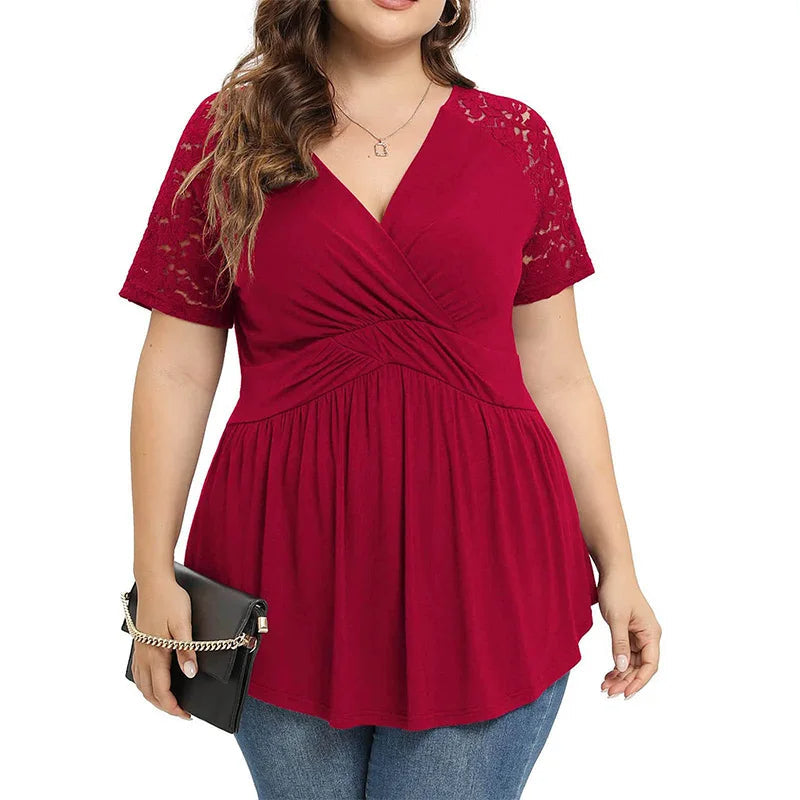 Vardi Dante™ Benthe Plus-Size T-Shirt | Airing & Trendy