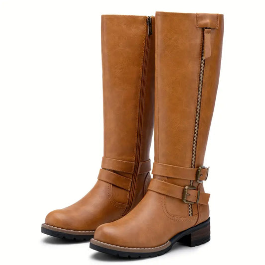 Elise - Bottes hautes en cuir