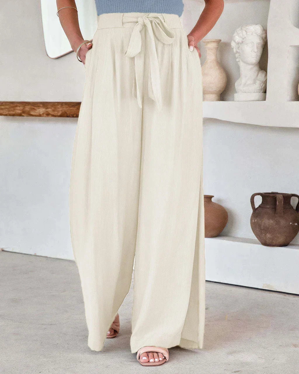 Isabelle - Pantalon en lin Airy