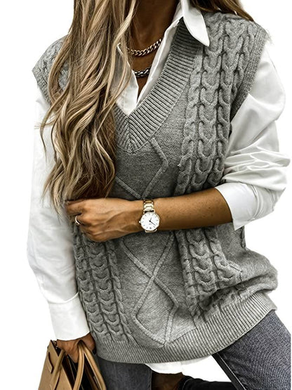 Stellna | Gilet en tricot pour femme | Hiver