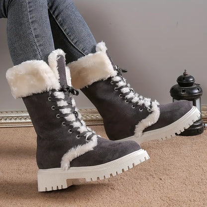 Bottes d'hiver mi-mollet - Yashita