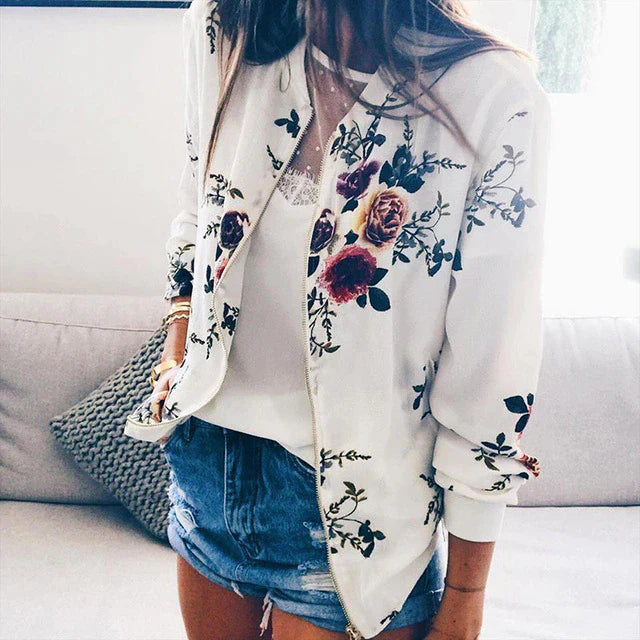 Veste à fleurs Cecilia | Vintage & élégante