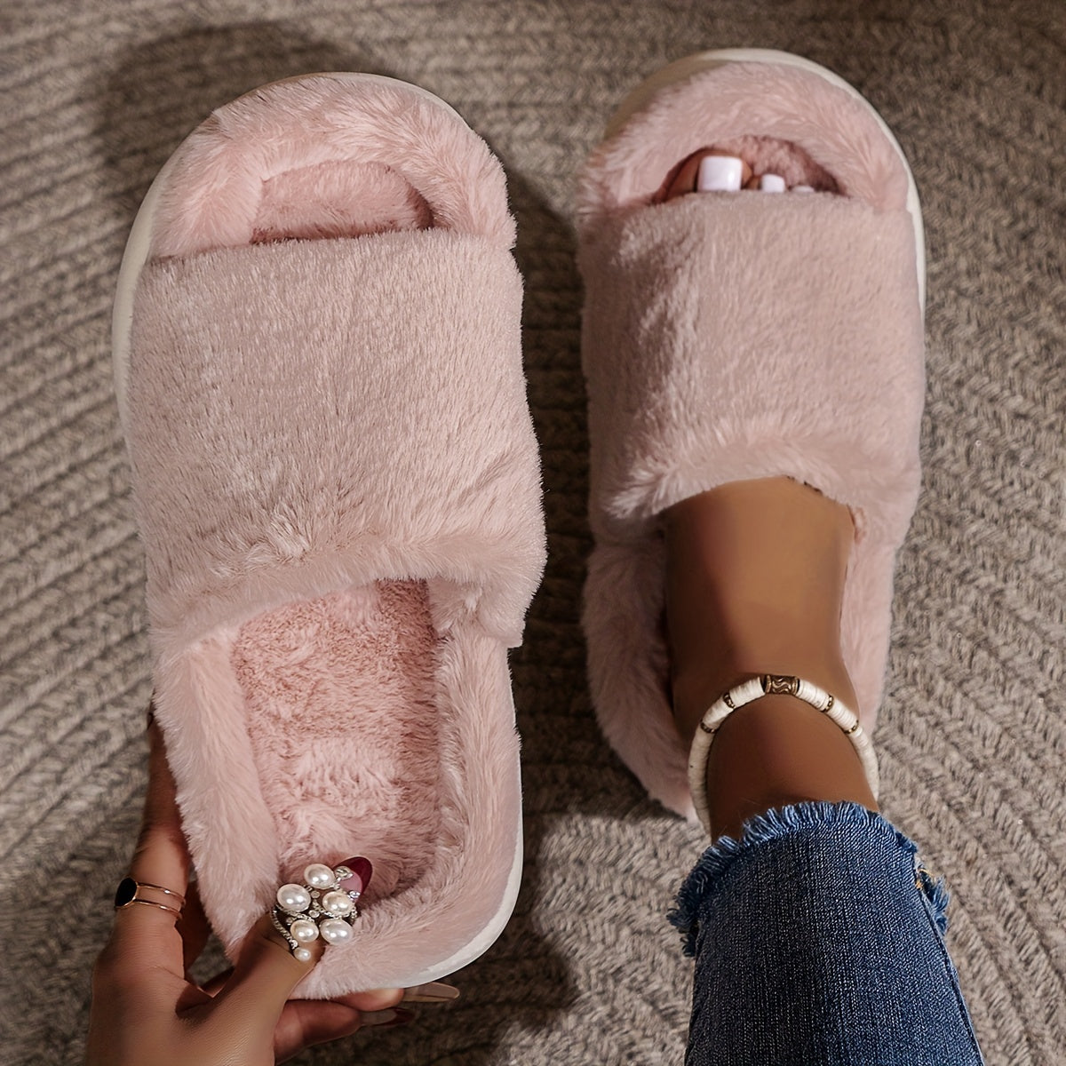 Jayla - Chaussons moelleux pour femmes