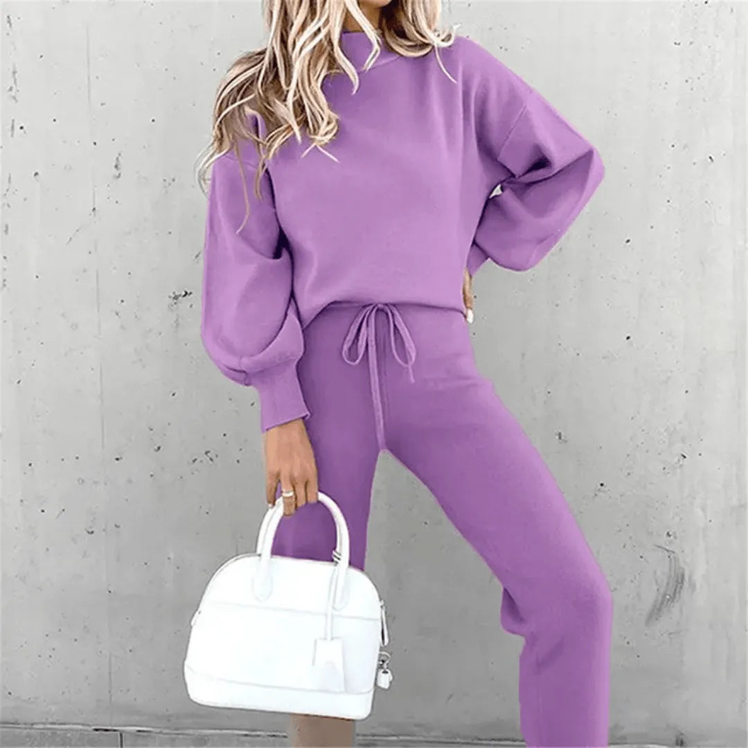 Tracksuit pour femmes - Casual Chic - Tissu doux, coupe décontractée, poches latérales - Idéal pour un usage quotidien