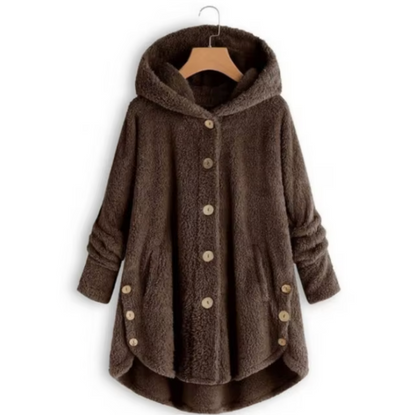 - Manteau en peluche en teddy de laine