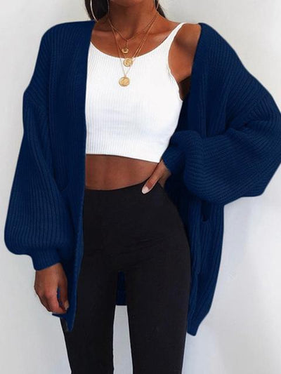 Cardigan élégant en maille à manches longues pour un look stylé