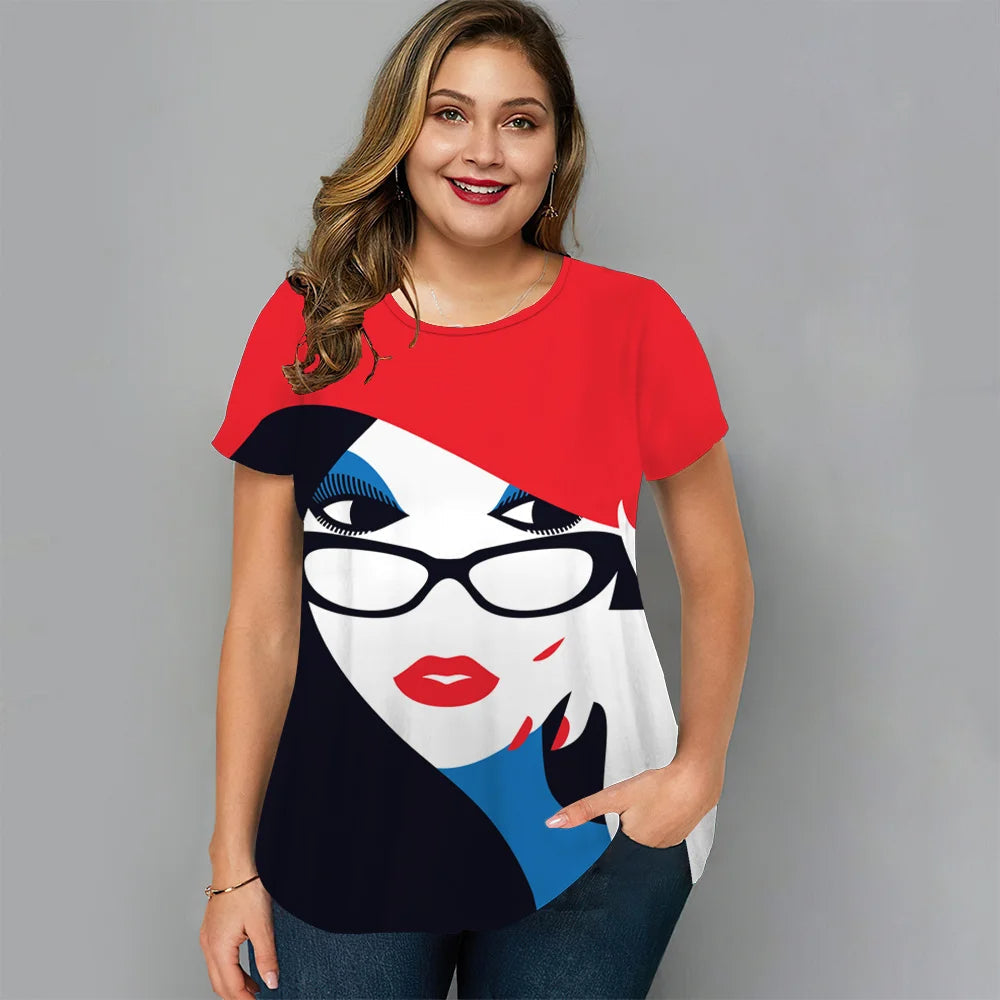 Vardi Dante™ Maartje Plus-Size T-Shirt | Casual & Stylish