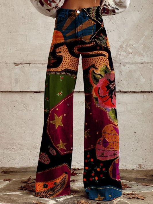 Toresa™ | Pantalon large Vintage Boho