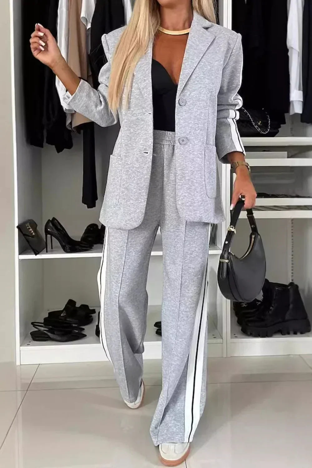 Sophie - Ensemble Élégant 2 Pièces avec Pantalon et Blazer pour Femme