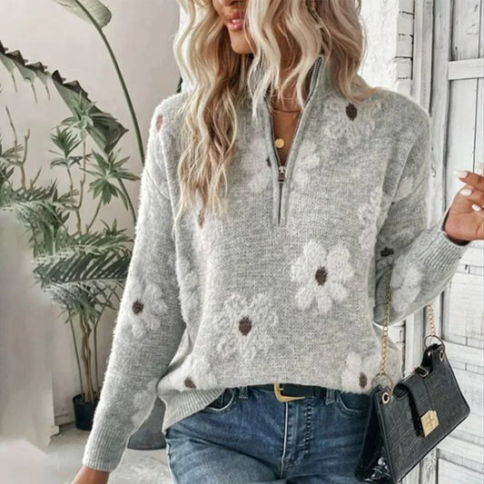 Kerri | Pull-over de printemps à fleurs