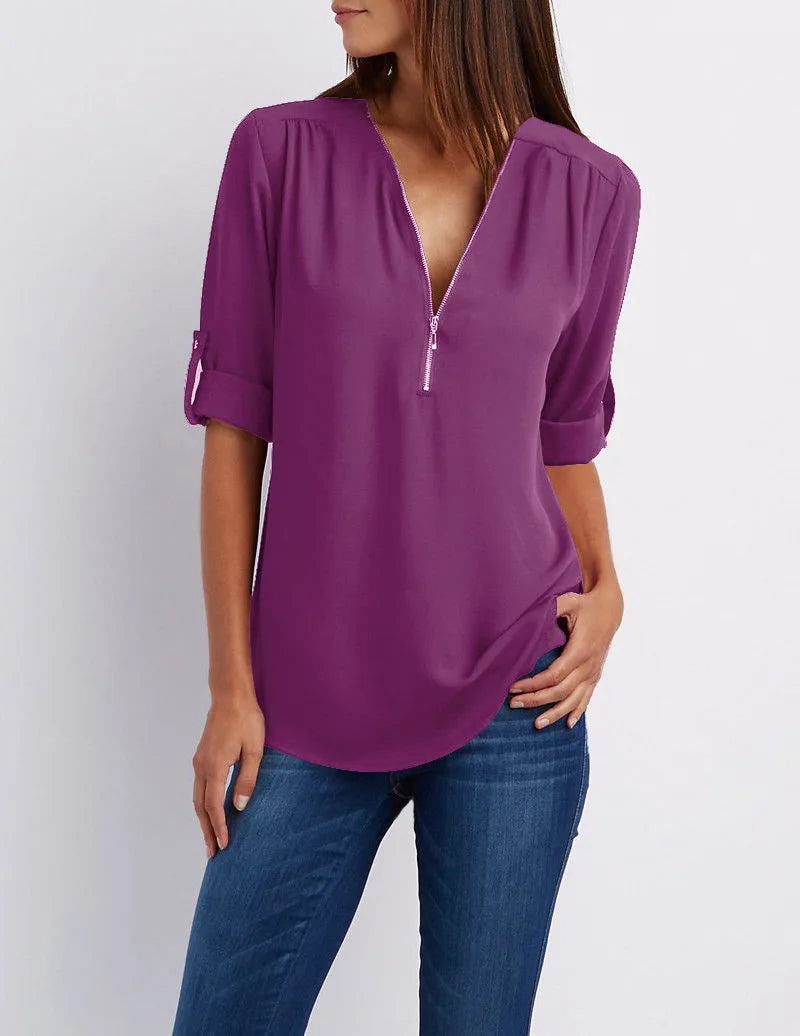 Vardi Dante™ Sweet Plus-Size Blouse | Casual & Stylish