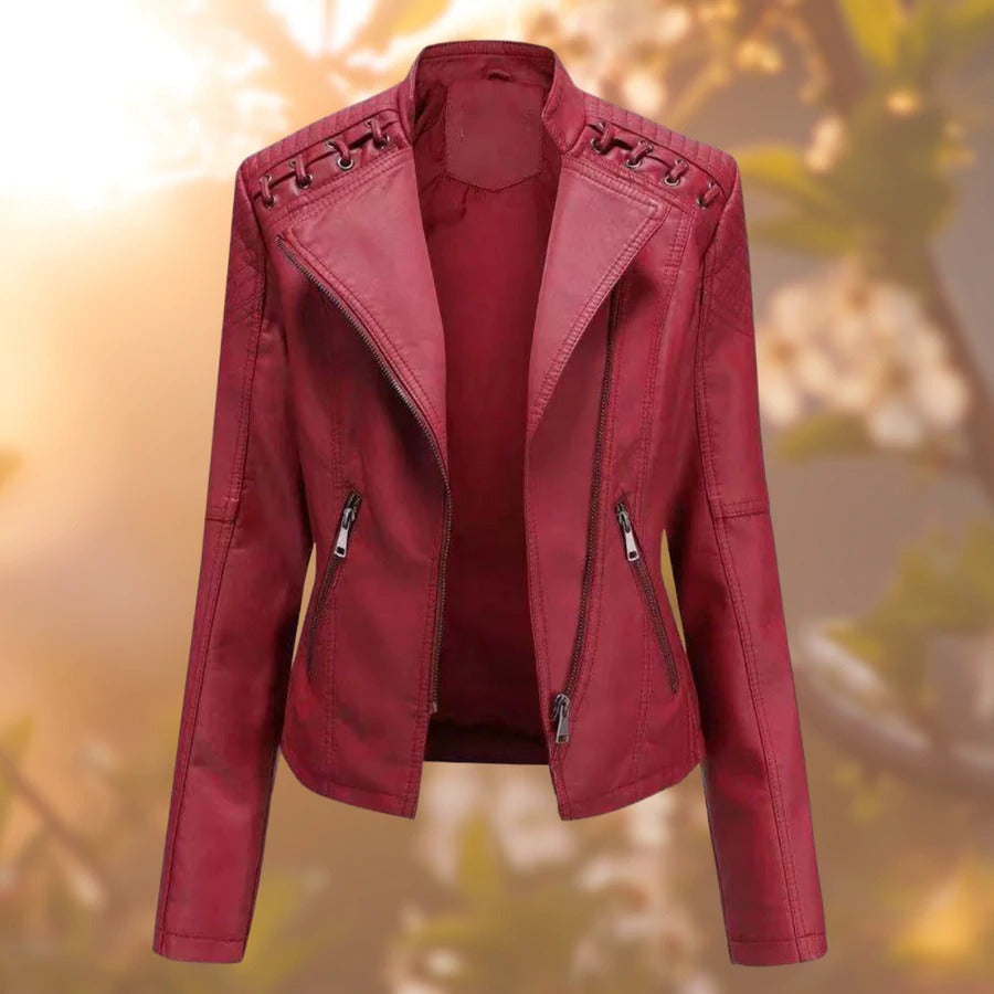 VESTE EN CUIR FEMME