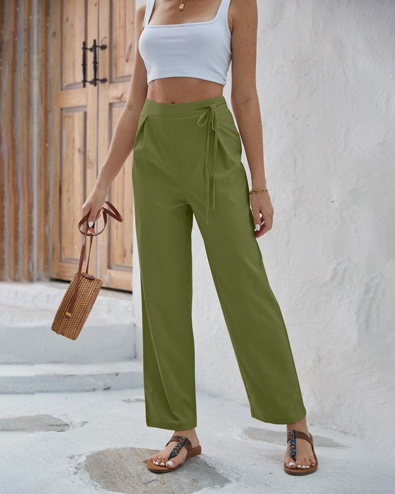 Madelyn - Pantalon Taille Haute Stylé pour Femmes