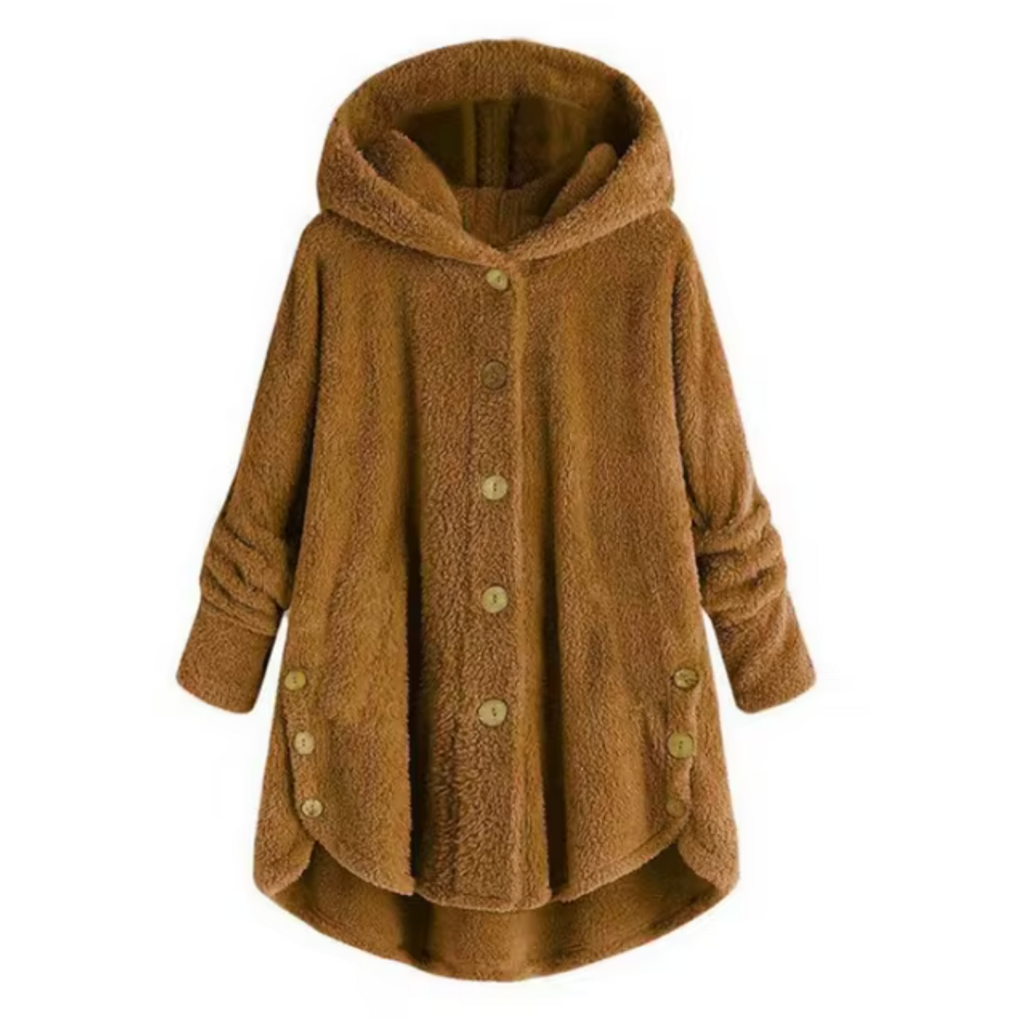 - Manteau en peluche en teddy de laine