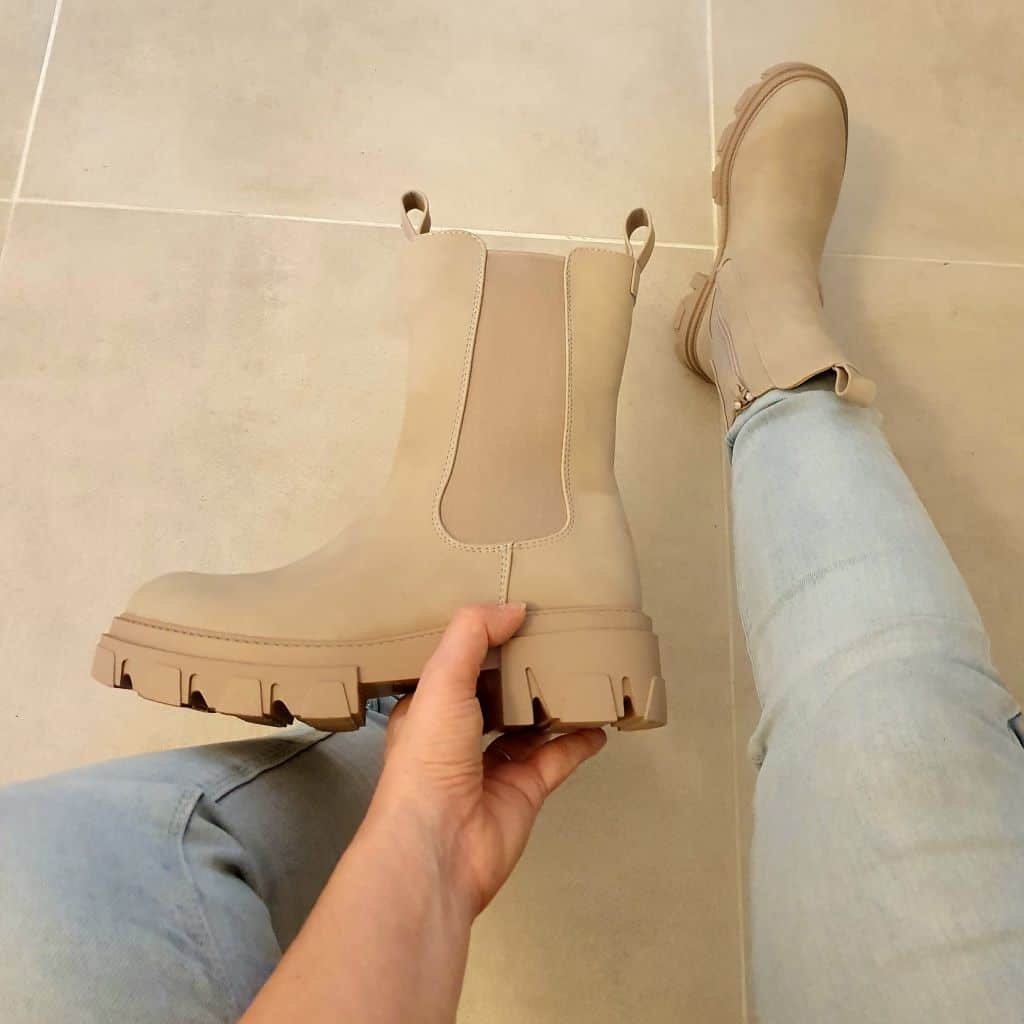 Bottes pour femmes | Romi Beige - Bottes élégantes et confortables - Idéales pour tous les jours