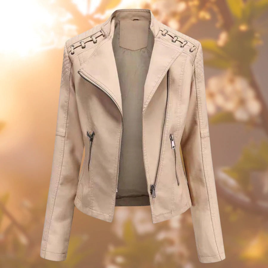 VESTE EN CUIR FEMME