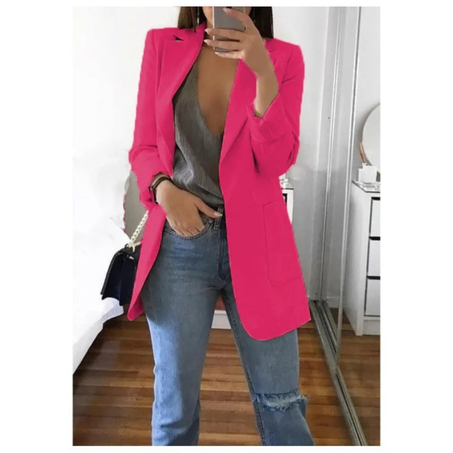 Zwanie - Blazer élégant à poches pour femmes