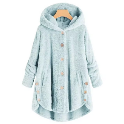 - Manteau en peluche en teddy de laine