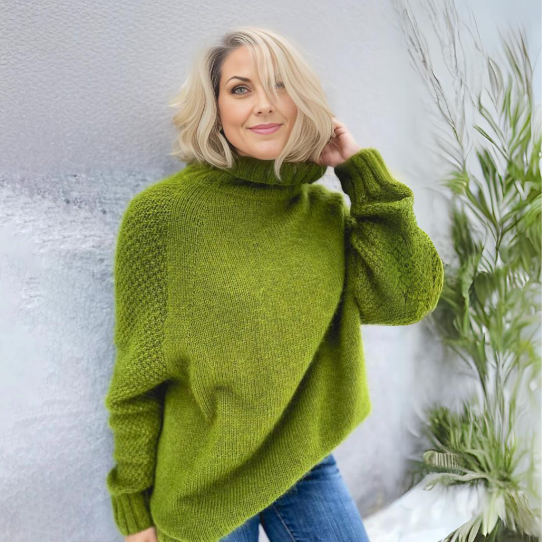 Quissandra Sweater | Pull à col roulé décontracté