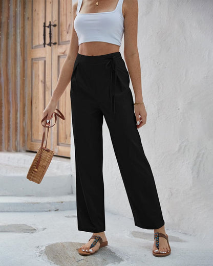 Madelyn - Pantalon Taille Haute Stylé pour Femmes