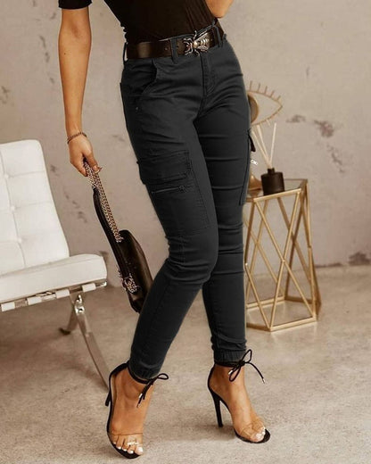 Joséphine - Pantalon cargo mi-haut