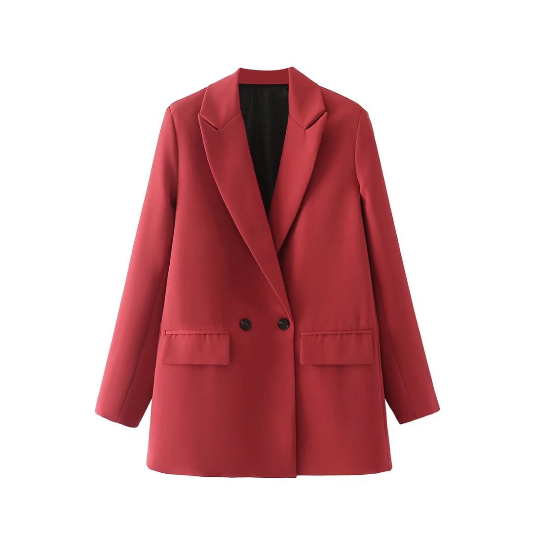 Blazer à double bouton pour femme