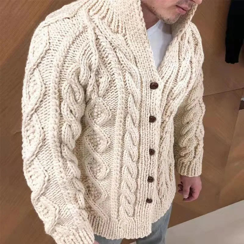 Wendel Sweater | Pull à boutons en tricot pour hommes