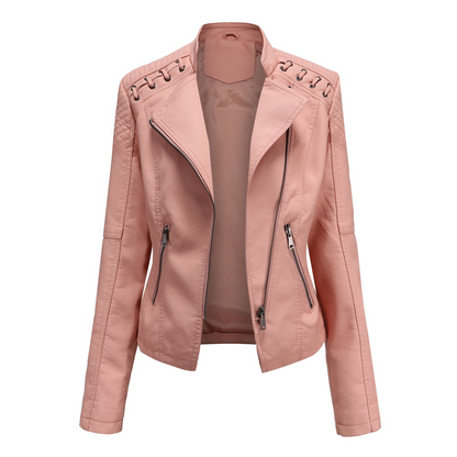 VESTE EN CUIR FEMME