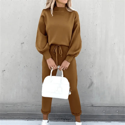 Tracksuit pour femmes - Casual Chic - Tissu doux, coupe décontractée, poches latérales - Idéal pour un usage quotidien