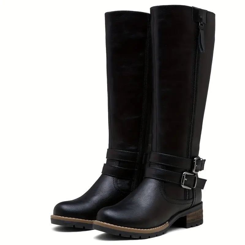 Elise - Bottes hautes en cuir