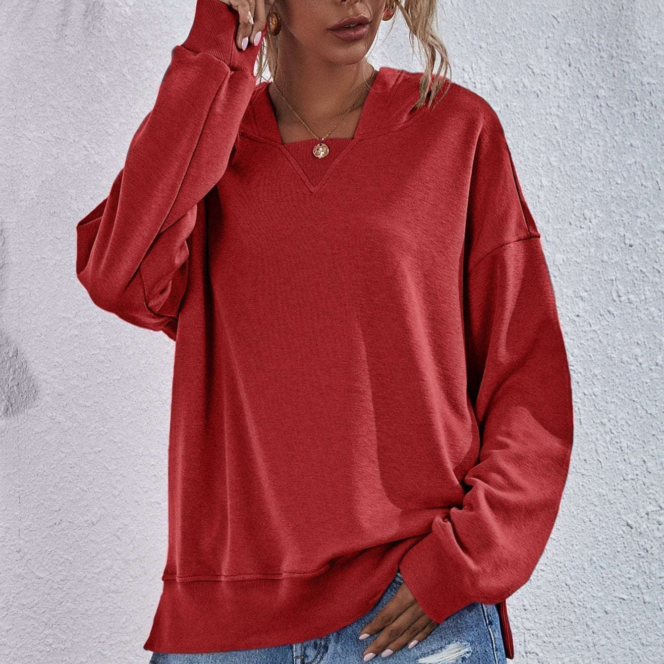 Sienna - Pull oversize coupe décontractée pour l'automne pour femme