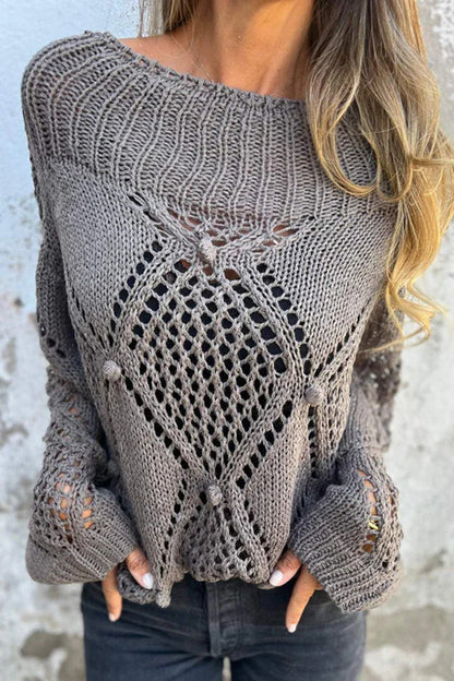 Xemma Sweater | Pull tricoté ample