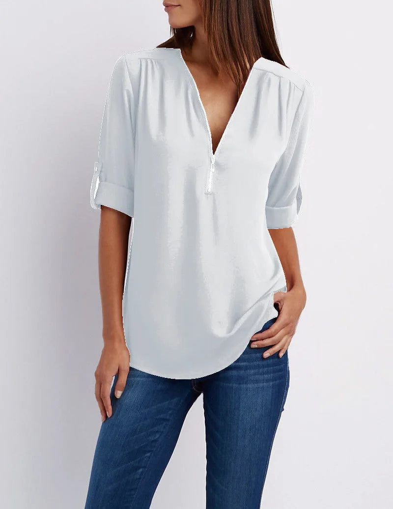 Vardi Dante™ Sweet Plus-Size Blouse | Casual & Stylish