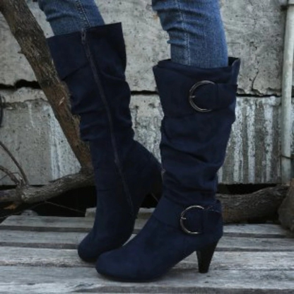 Bottes à bout rond avec boucle - Rheane