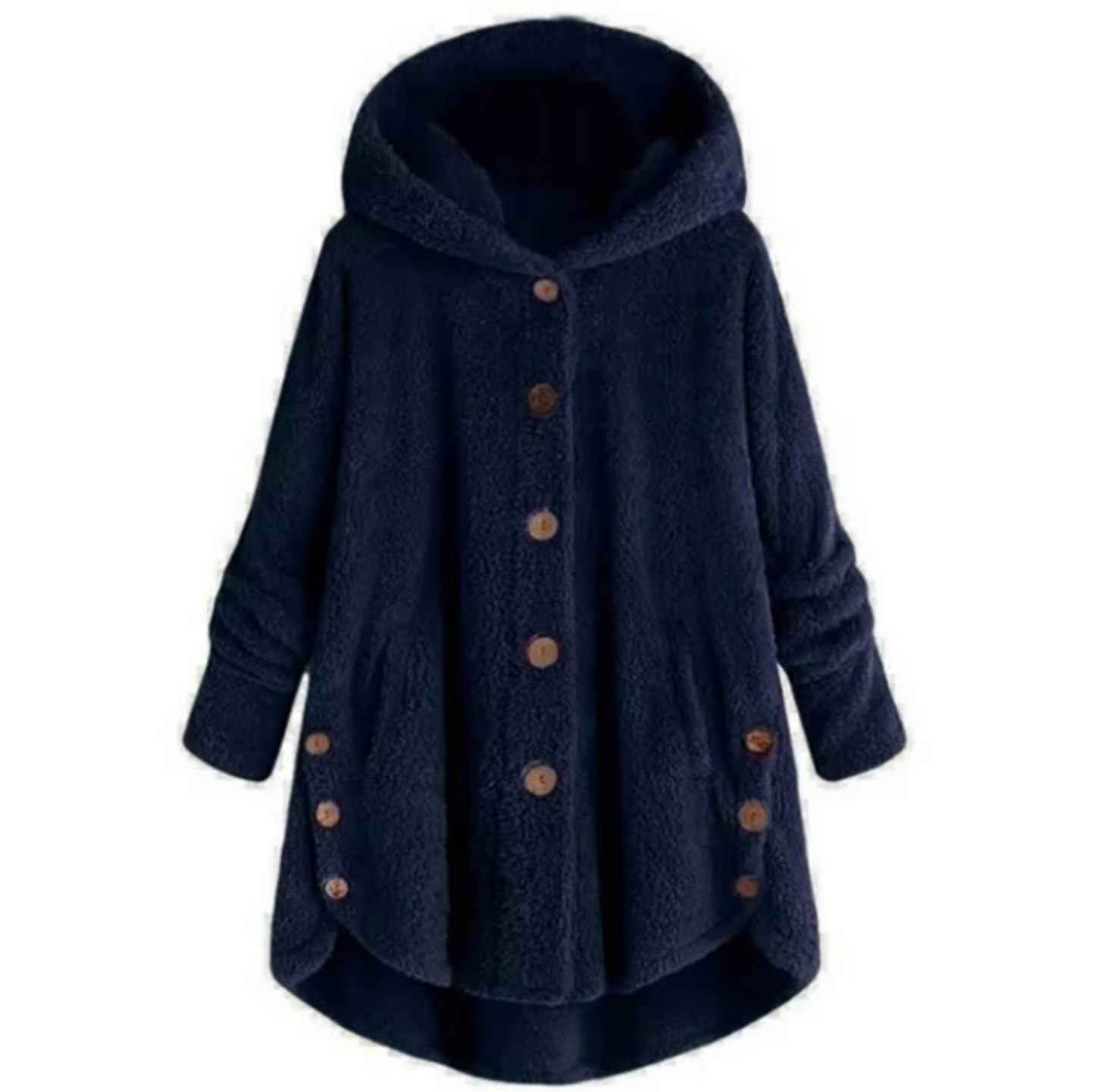 - Manteau en peluche en teddy de laine