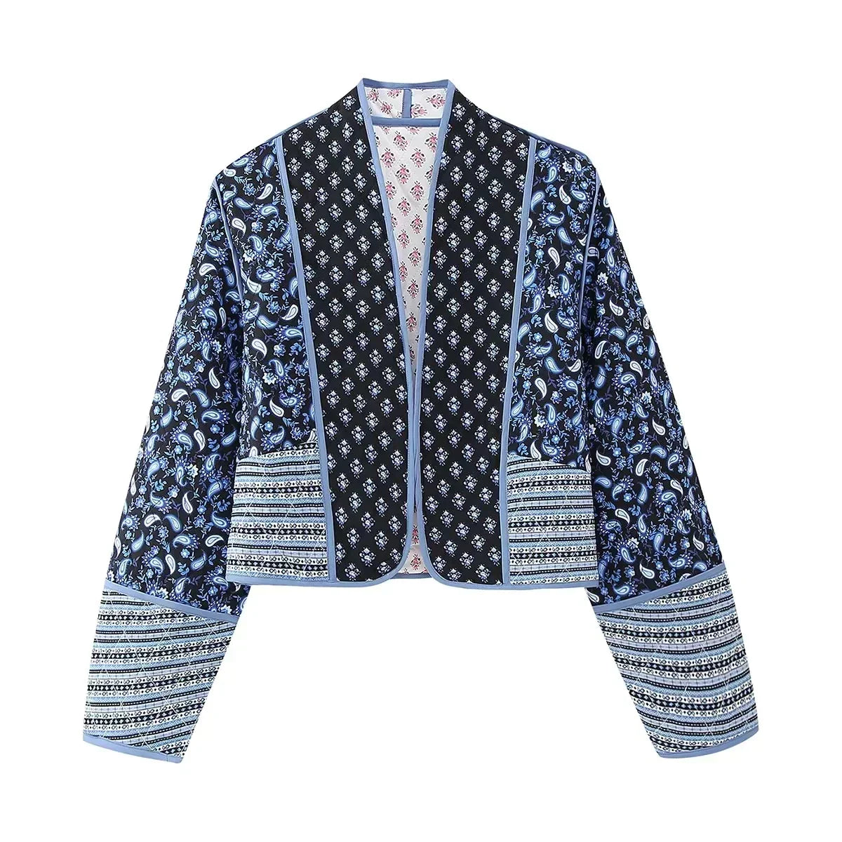 Veste femme patchwork vintage - Alisha