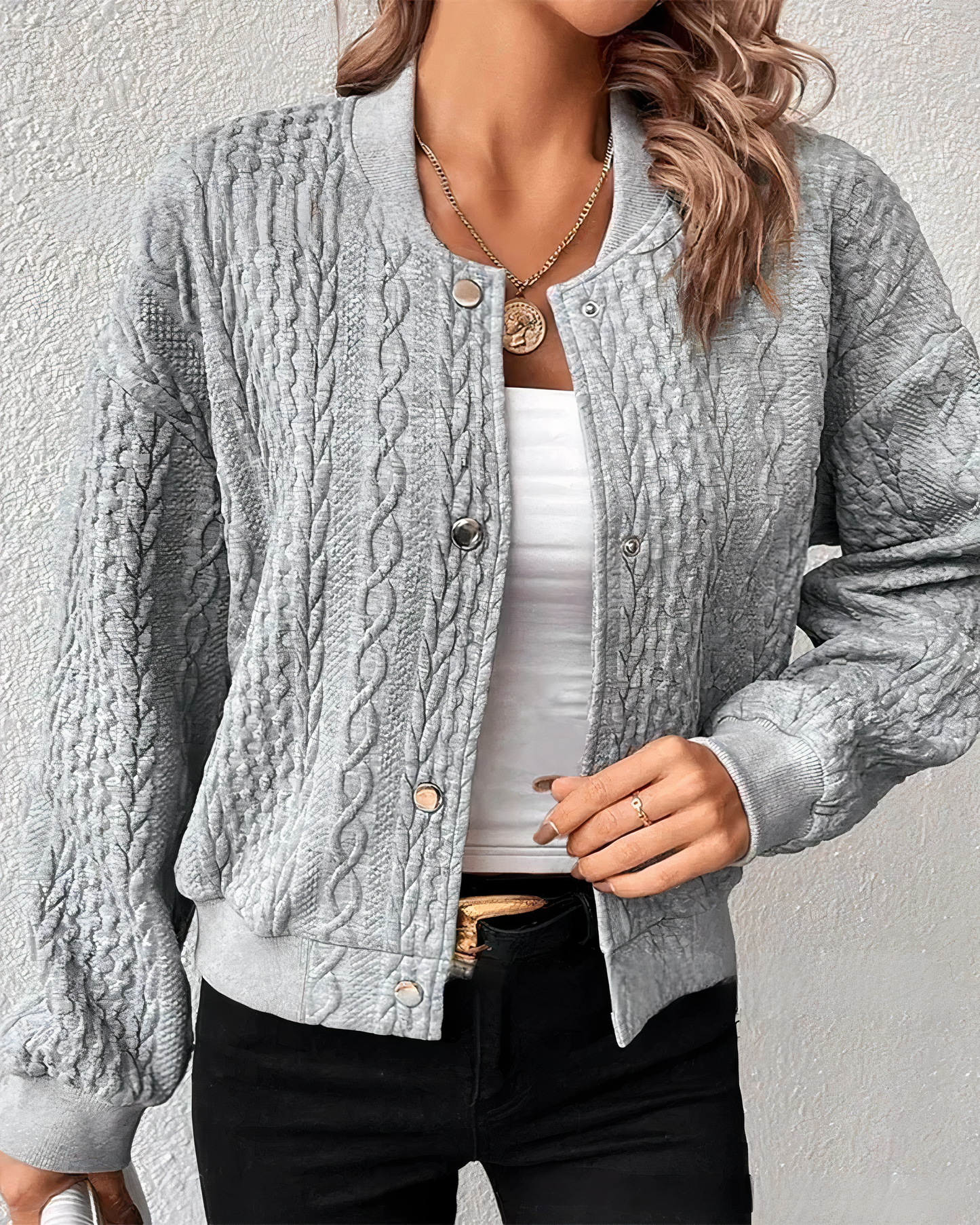 Cardigan en grosse maille - Allison