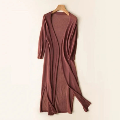 Long cardigan en tricot - Alyssa