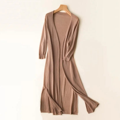 Long cardigan en tricot - Alyssa