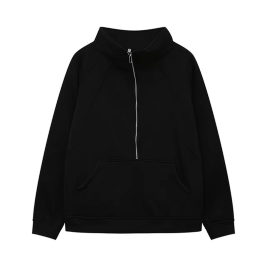 Aimee - Sweat demi-zip d'hiver