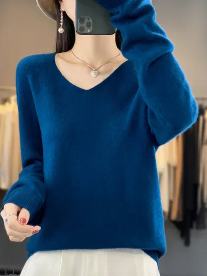 Pull pour femmes en mélange de tissus doux