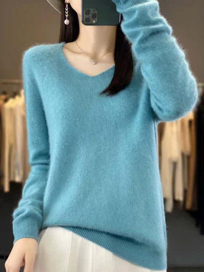 Pull pour femmes en mélange de tissus doux