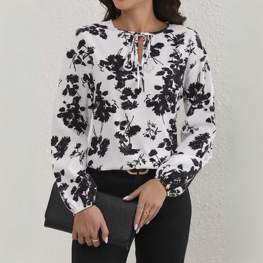 Althaia - Blouse florale élégante