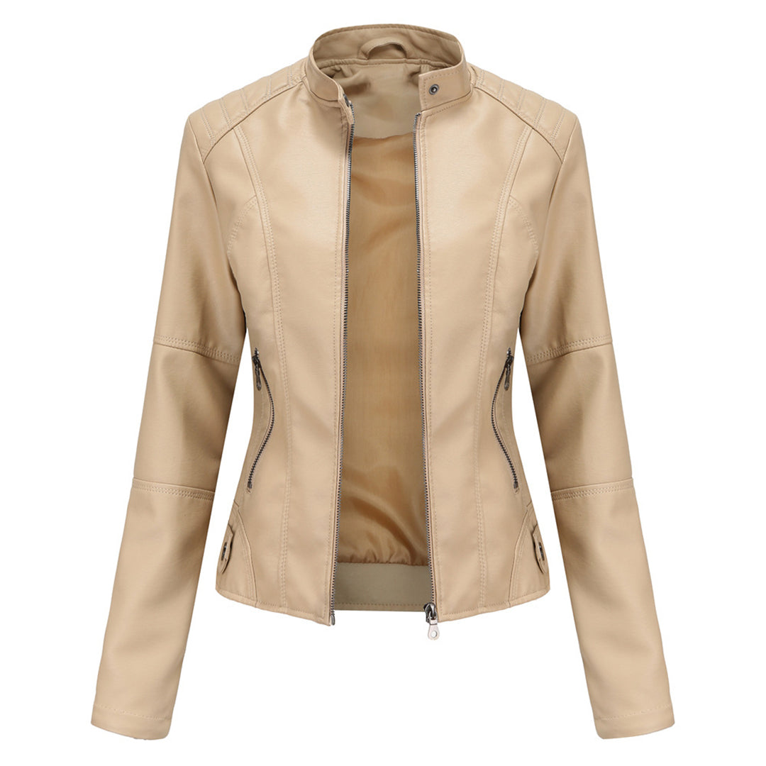 Veste en cuir intemporelle pour femmes