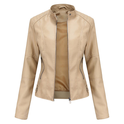 Veste en cuir intemporelle pour femmes