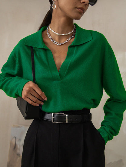 Pull-over/collier de loisir pour femmes