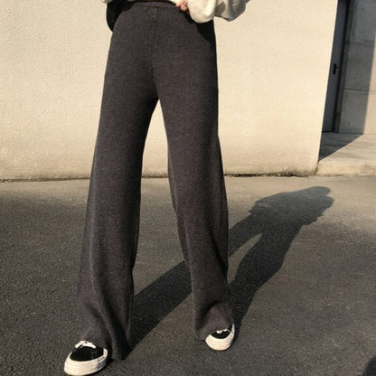 Claire - Pantalon en Tricot d'Hiver pour Femmes