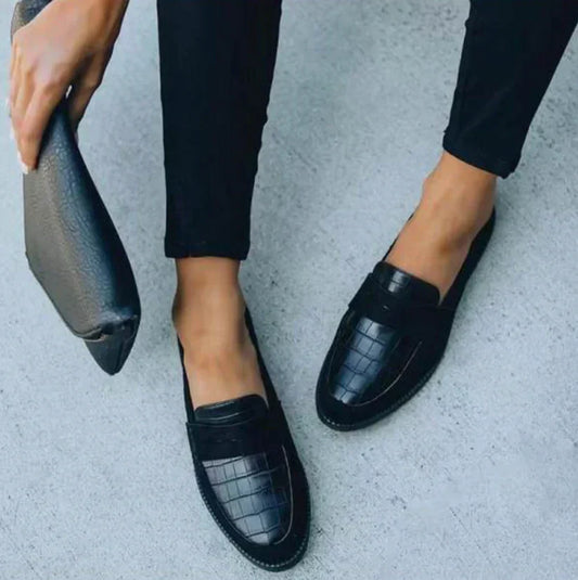 Rhiannon Loafers | Mocassins noirs confortables et élégants